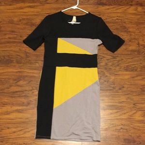 Colorblock dress
